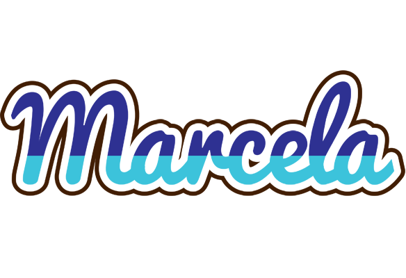 Marcela raining logo