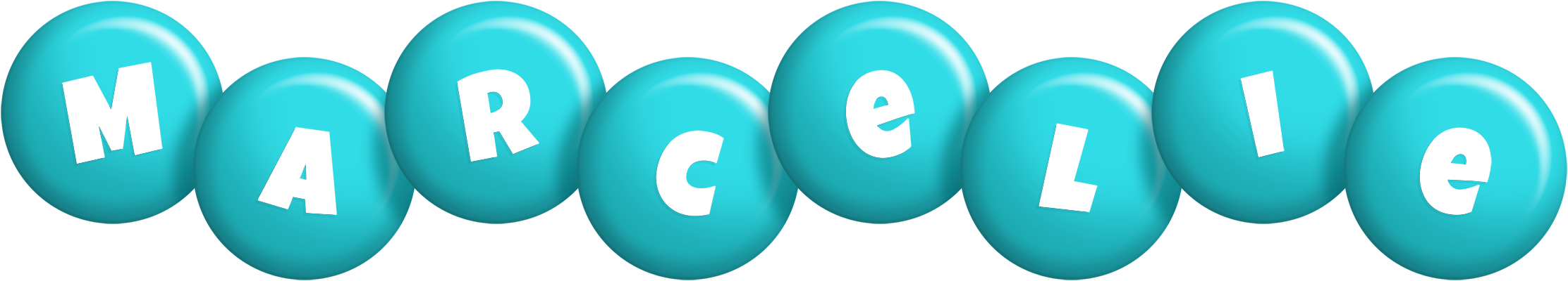 Marcelie candy-azur logo