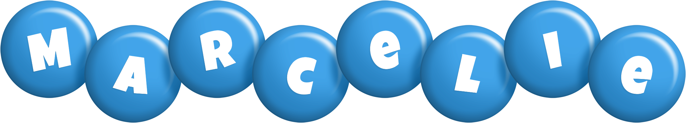 Marcelie candy-blue logo