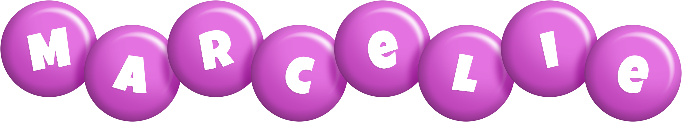 Marcelie candy-purple logo