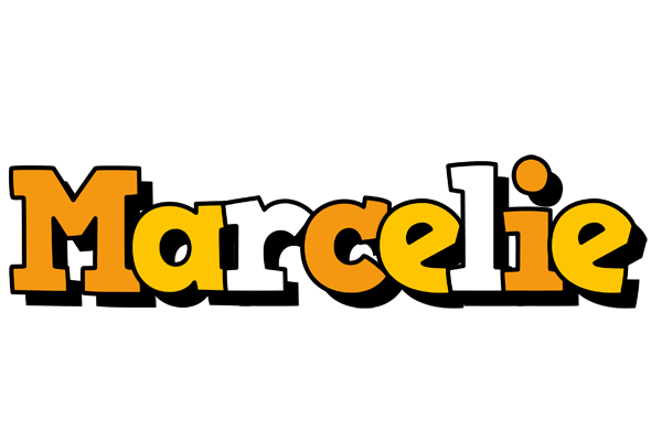 Marcelie cartoon logo