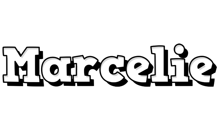 Marcelie snowing logo