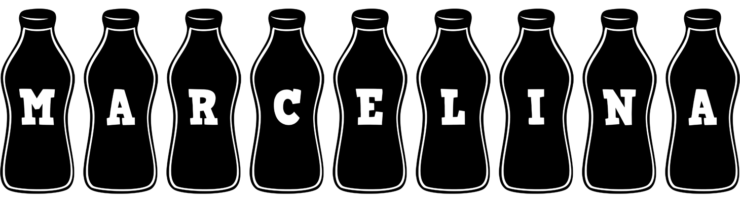 Marcelina bottle logo
