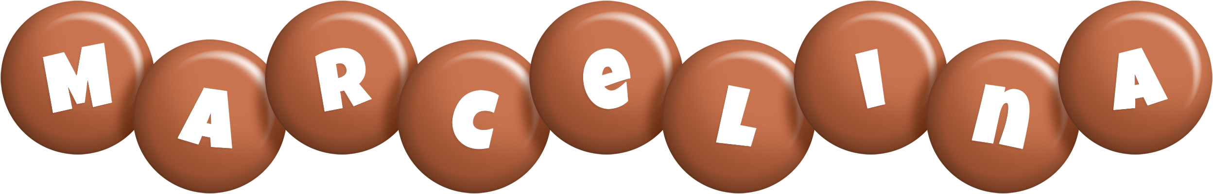 Marcelina candy-brown logo