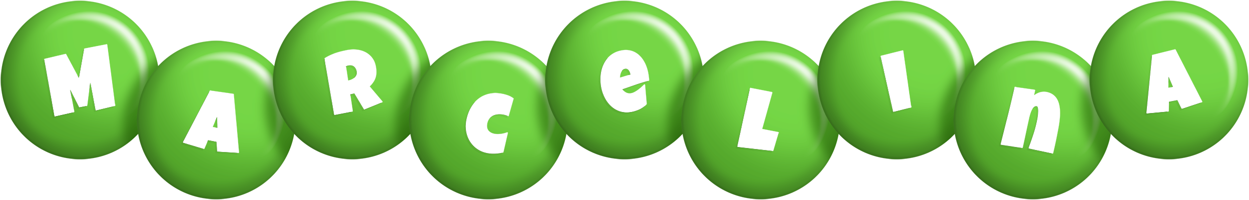 Marcelina candy-green logo