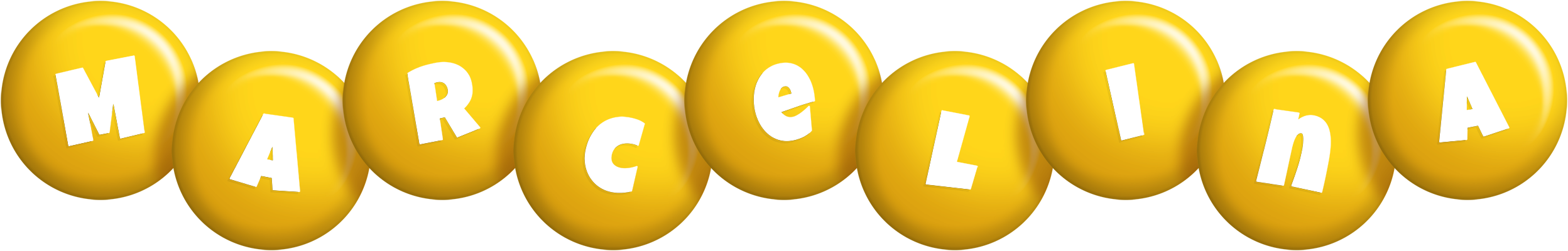 Marcelina candy-yellow logo