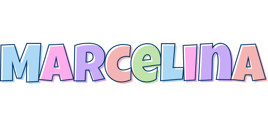 Marcelina pastel logo