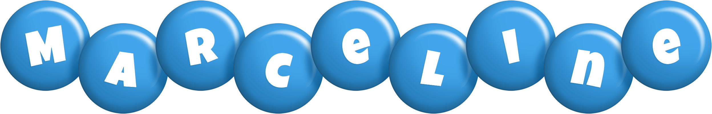 Marceline candy-blue logo