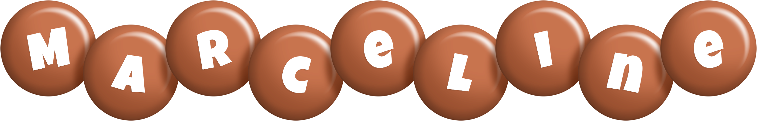 Marceline candy-brown logo