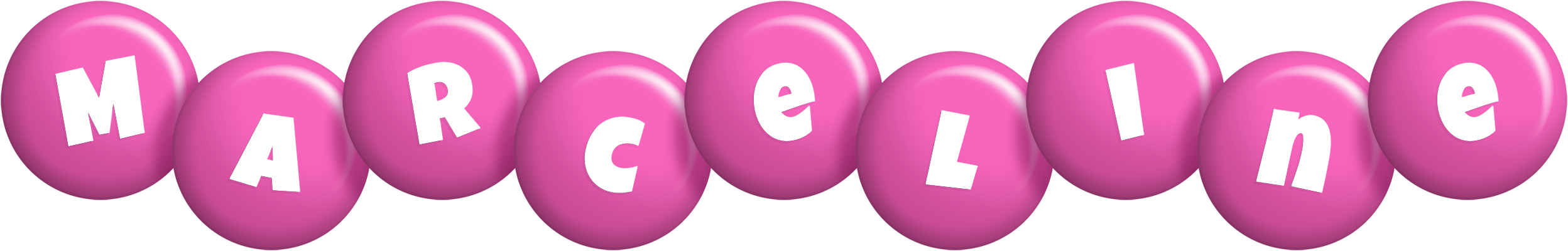 Marceline candy-pink logo