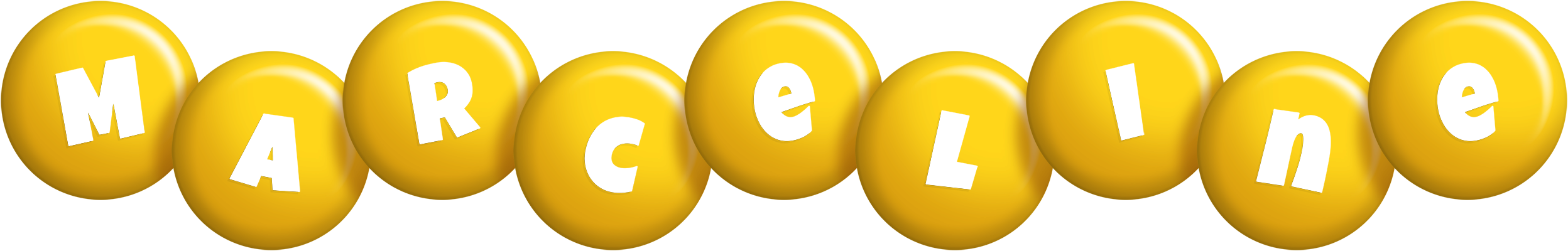 Marceline candy-yellow logo