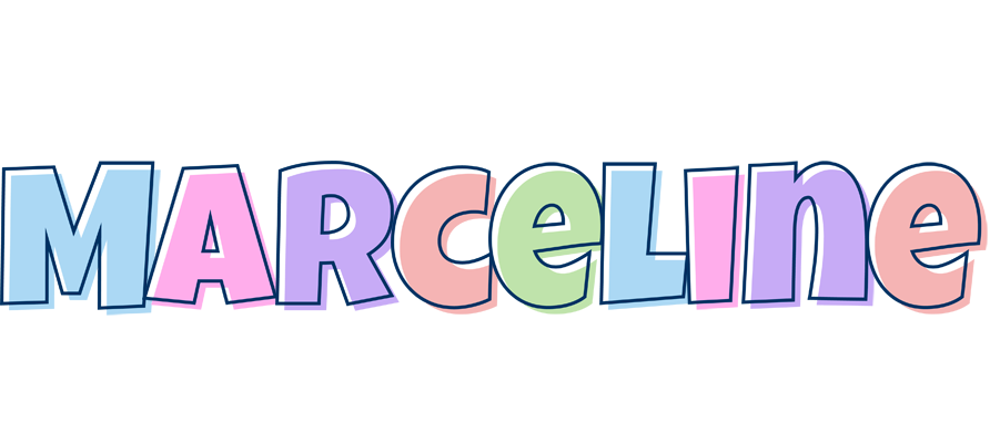 Marceline pastel logo