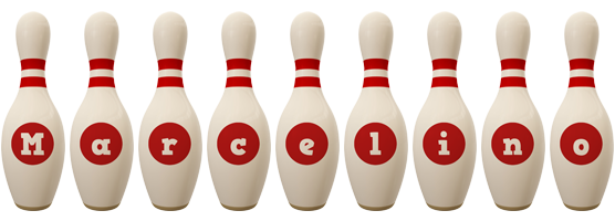 Marcelino bowling-pin logo