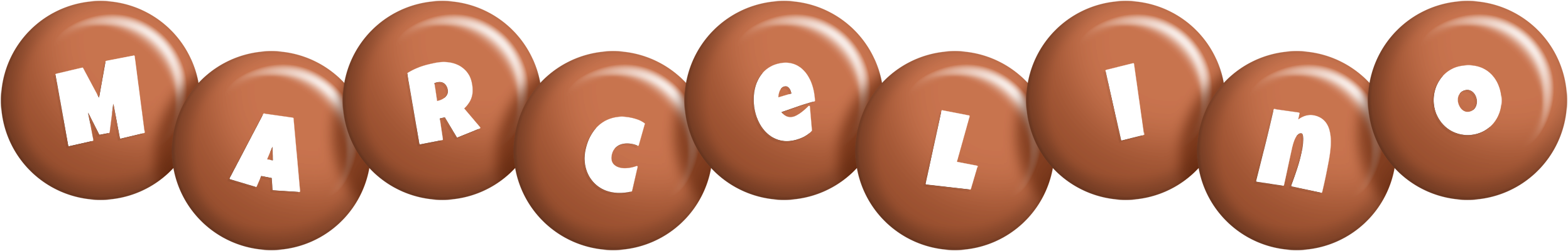 Marcelino candy-brown logo