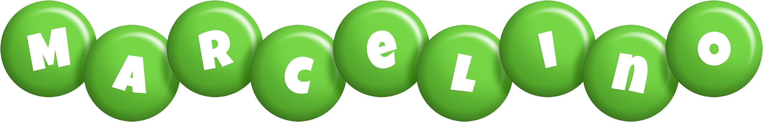 Marcelino candy-green logo