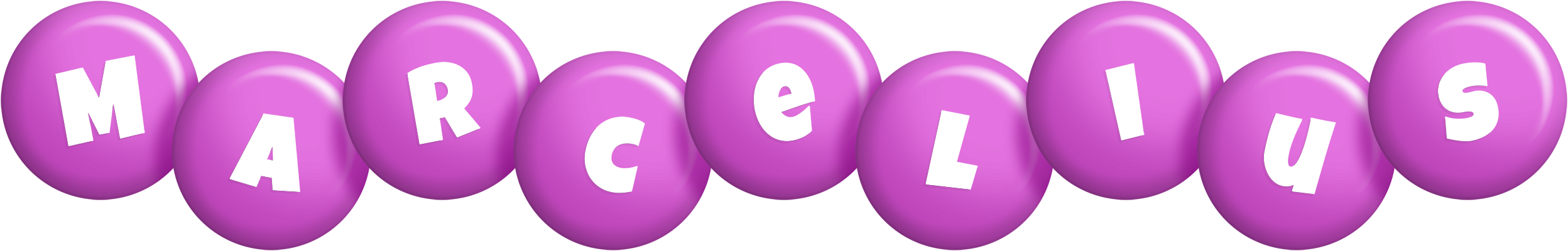 Marcelius candy-purple logo