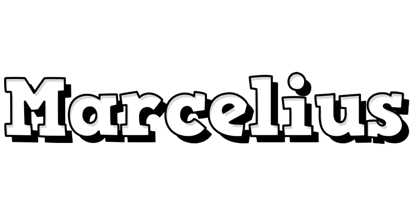 Marcelius snowing logo