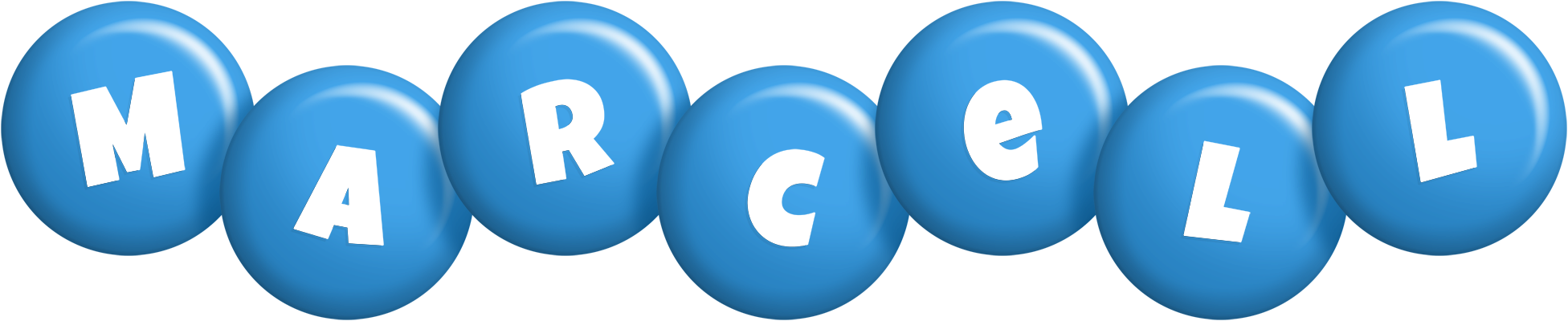 Marcell candy-blue logo