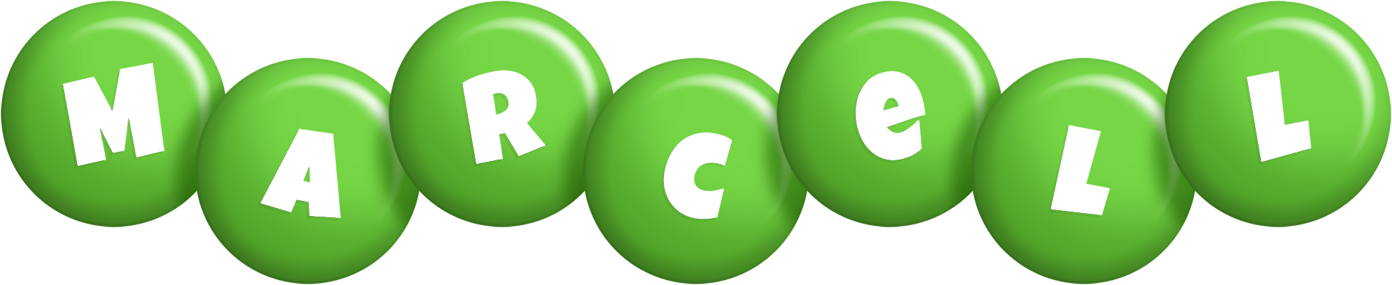 Marcell candy-green logo