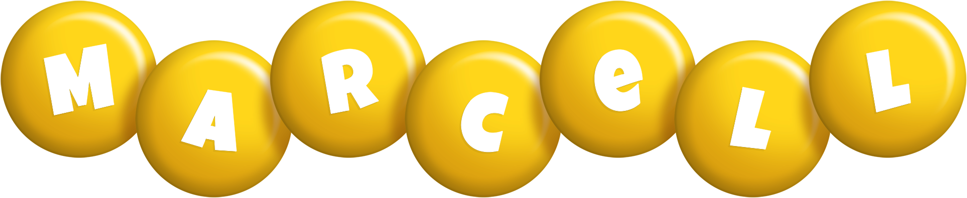 Marcell candy-yellow logo