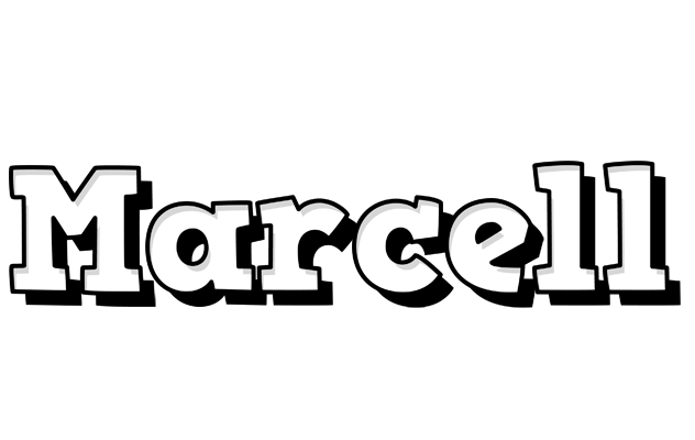 Marcell snowing logo