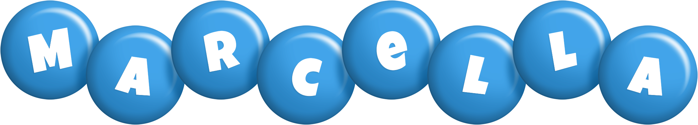 Marcella candy-blue logo