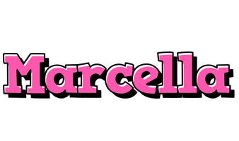 Marcella girlish logo