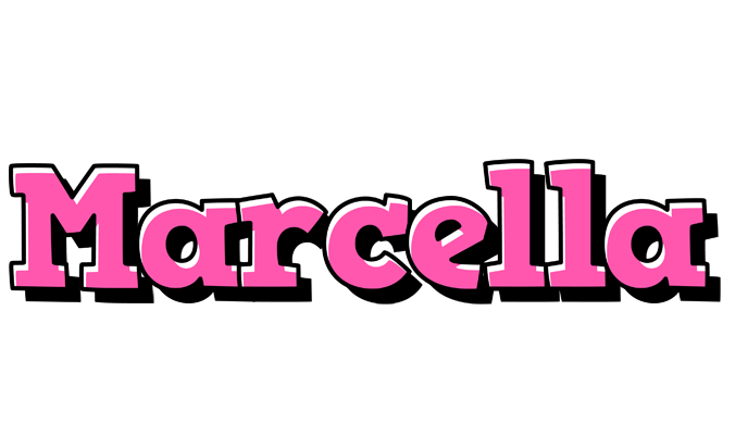 Marcella girlish logo