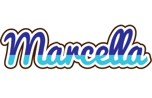 Marcella raining logo