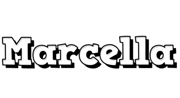 Marcella snowing logo