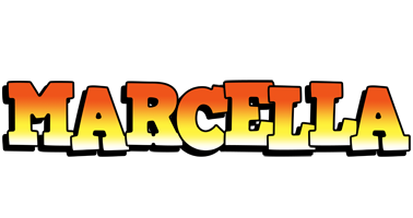 Marcella sunset logo