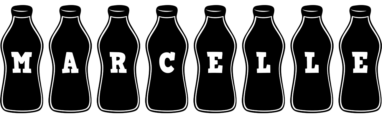 Marcelle bottle logo