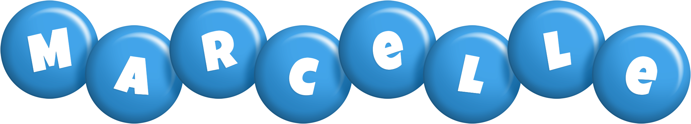 Marcelle candy-blue logo