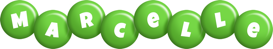 Marcelle candy-green logo