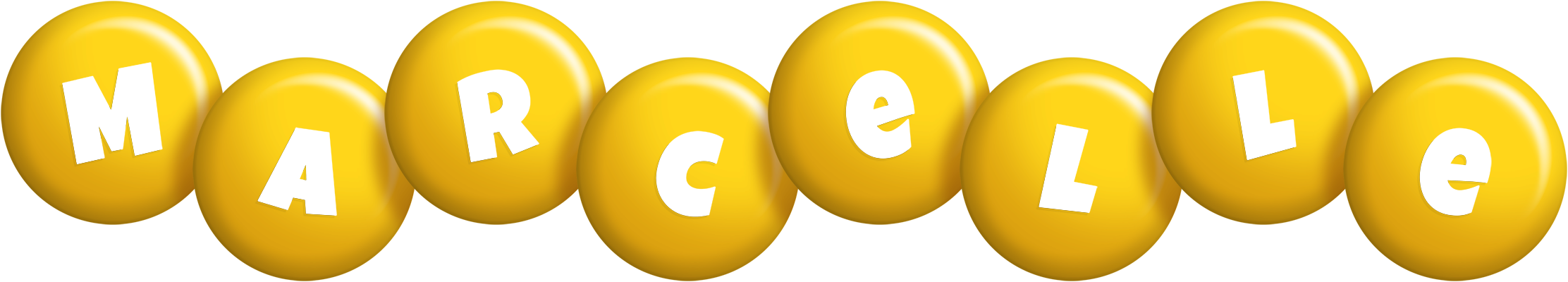 Marcelle candy-yellow logo