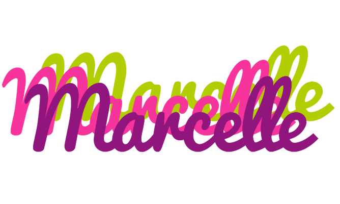 Marcelle flowers logo