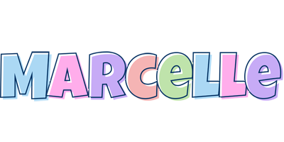 Marcelle pastel logo