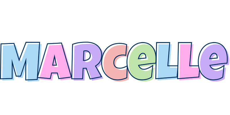 Marcelle pastel logo