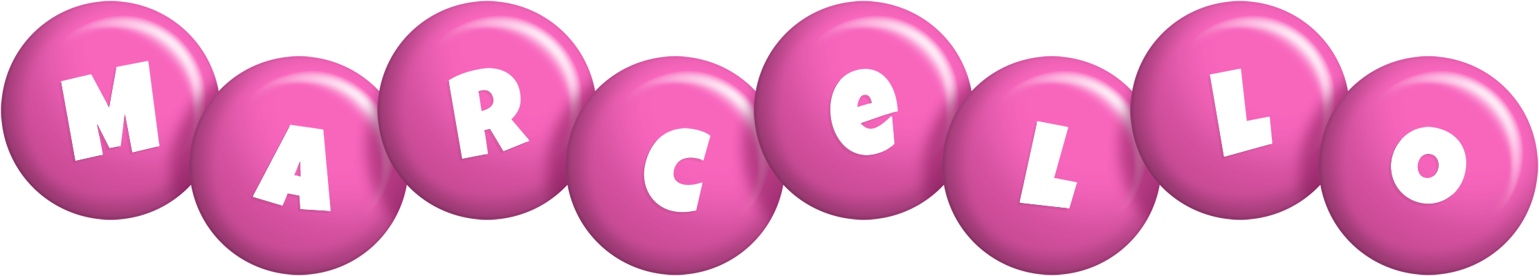 Marcello candy-pink logo