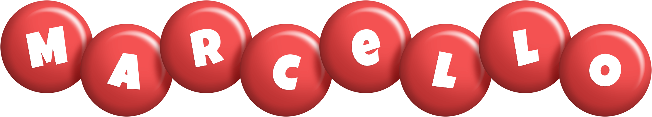 Marcello candy-red logo