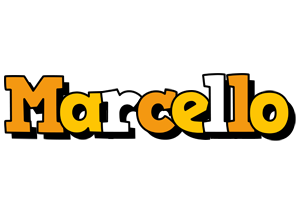 Marcello cartoon logo