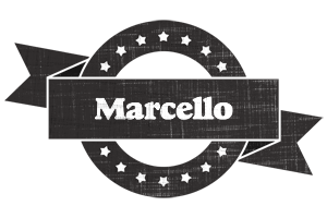 Marcello grunge logo