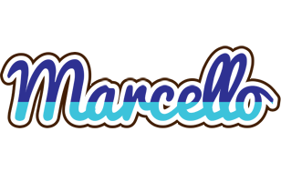 Marcello raining logo