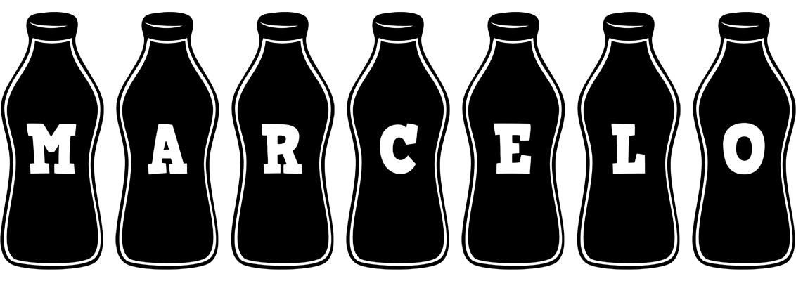 Marcelo bottle logo