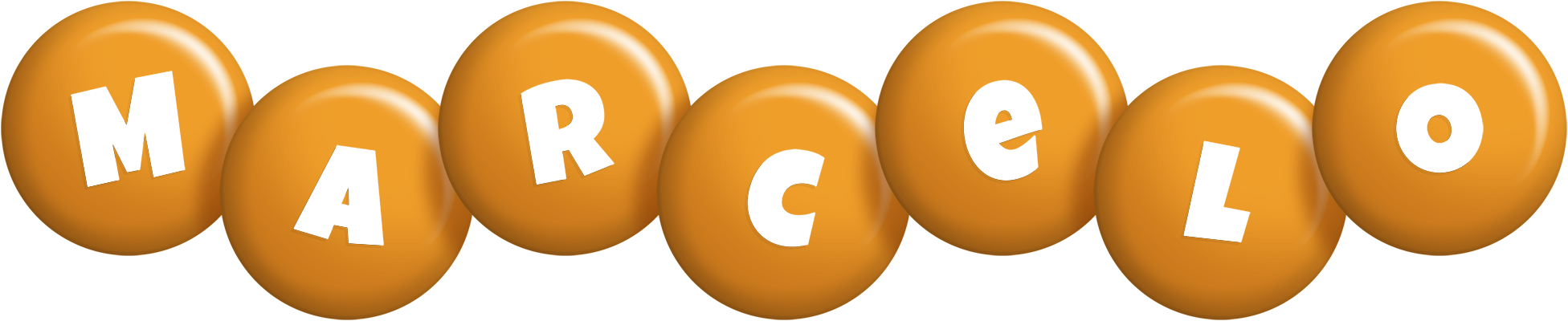 Marcelo candy-orange logo