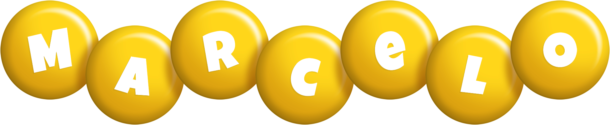 Marcelo candy-yellow logo