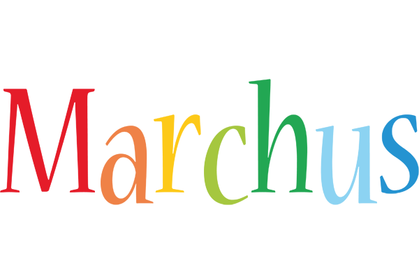 Marchus birthday logo