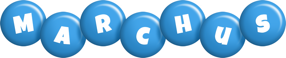 Marchus candy-blue logo