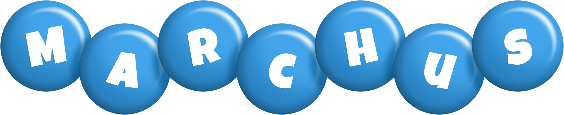 Marchus candy-blue logo