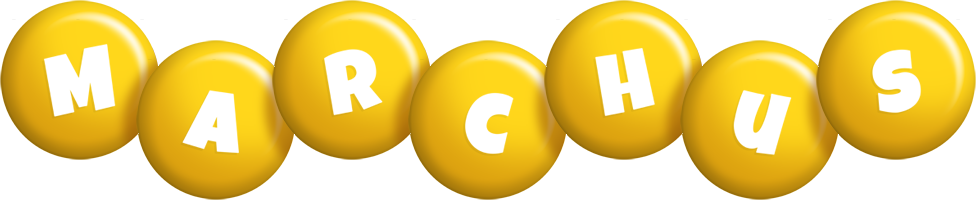 Marchus candy-yellow logo